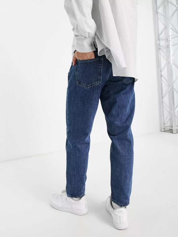شلوار جین مردانه مام استایل آبی